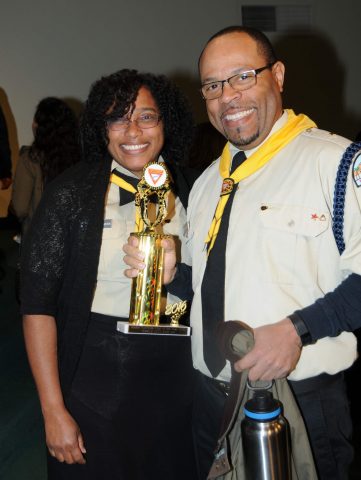 Temple City Knights Pathfinder Club received the Golden Pathfinder Club of the Year award for 2016. Elihu and Abbigale McMahon, Co-Directors of the club, are pictured here. Photo by Steve Clement