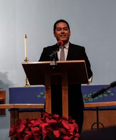 Pastor Camato’s response to the call was a prayer response. “I respond to Your calling by saying thank You for being in this brokenness and using this broken vessel for Your ministry,” he prayed. Photos by Jon de la Paz