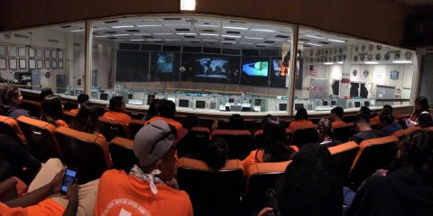 The trip had an educational component, too. Students visited the NASA original mission control room while in Houston. Photos by Pono Lopez