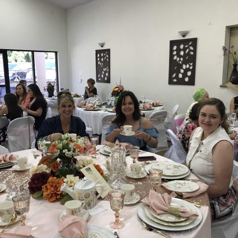 Santa Clarita church spring tea in 2019.