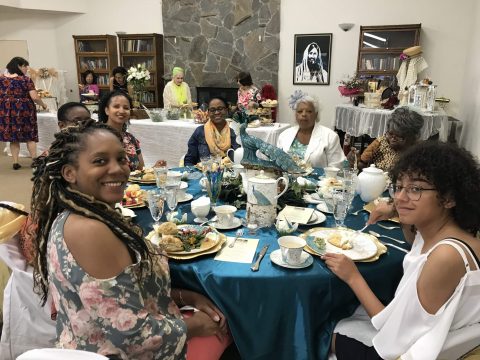 Santa Clarita church spring tea in 2019.