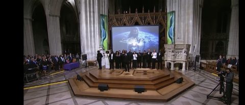 A clip from the Love at Work musical, filmed at the Washington National Cathedral. The audience included 300 invited guests of Chaplain Barry Black from Capitol Hill and 200 Adventist world leaders. The team partnered with 16 churches, their respective conferences, the GC, Adventist Health, and Washington Adventist University.