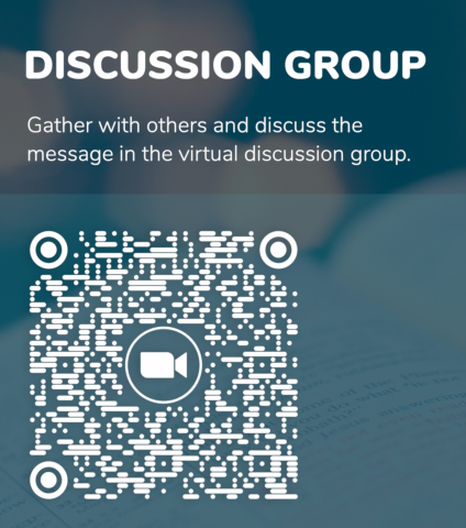 A small team of SCC leaders practice social distancing while hosting a livestream on March 28.
