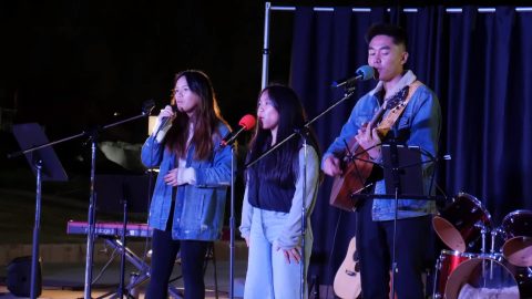 A musical performance from the OC Fil Am youth group.
