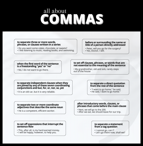All About Commas