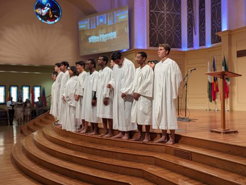 At the iShare Conference, where all Youth Rush students in the Pacific Union gather at the conclusion of the summer, three SCC students made decisions for baptism.