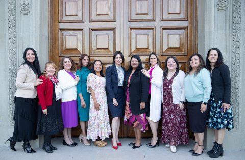 The Hispanic Women’s Ministry committee members are pictured at the event. From left to right: Julissa Rocha, Flor Zelaya, Miriam Hernandez, Montse Huerta-Rivera, Rocío Santos, Ericka Cornejo, Gladys Alfaro, Marlene Quintanilla, Nuris Barriga, Elizabeth Negrete, and Karla Cota.